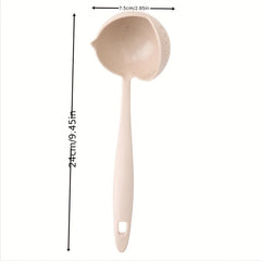 2 in 1 Ladle Plastic Slotted Spoon Kitchen Gadget