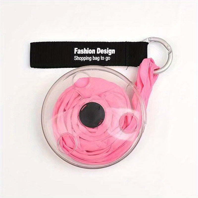 1pc Folding Shopping Bag Disc Travel Storage Bag