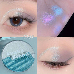 Shimmering Highlighting Eyeshadow Compact for Women