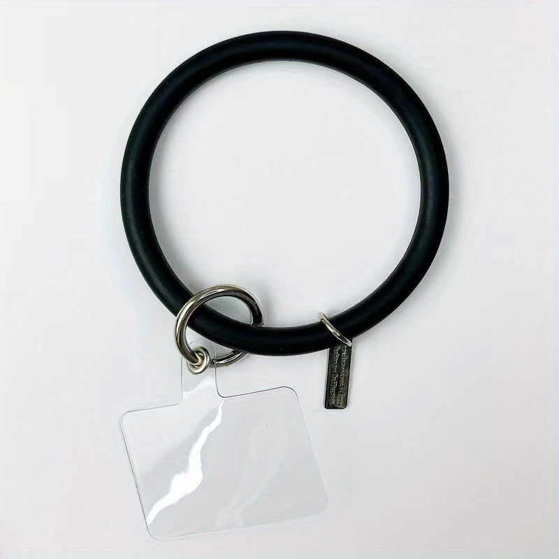 Fashionable Anti Lost Silicone Bracelet Keychain for Phones