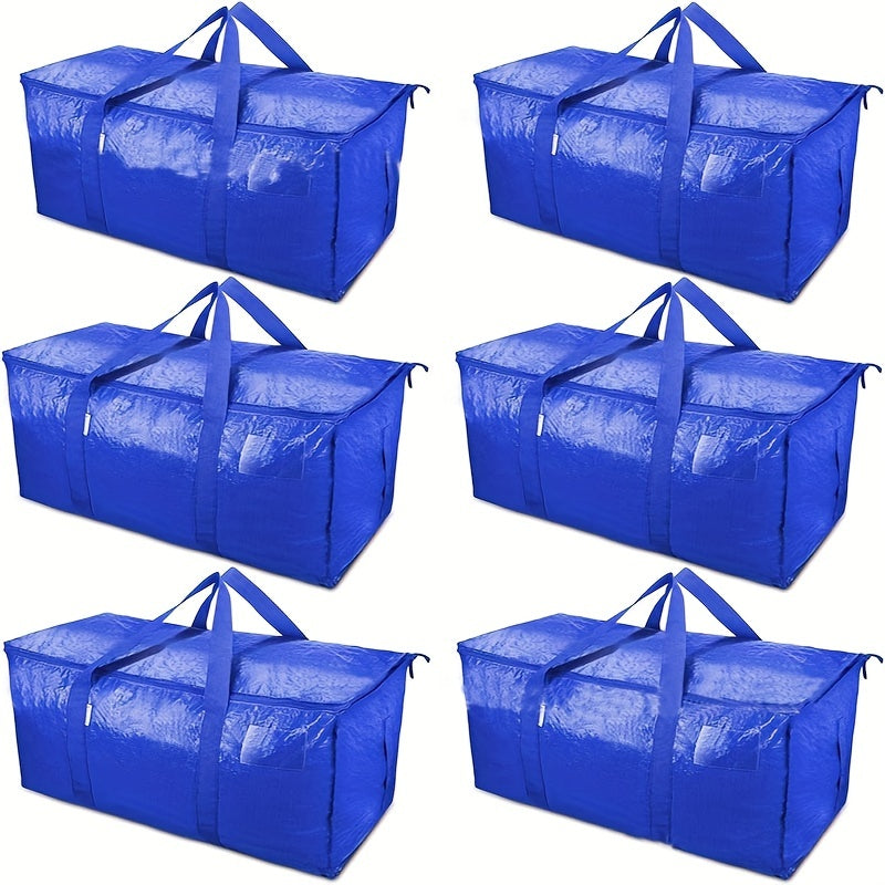 Heavy Duty Storage Bags with Handles & Zippers - Alternative to Moving Boxes