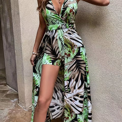 Boho Spaghetti Strap Romper Jumpsuit for Women