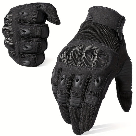 Touchscreen Gloves with Palm Pads for Motorcycle Cycling Training