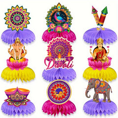 Diwali Honeycomb Table Decoration Set