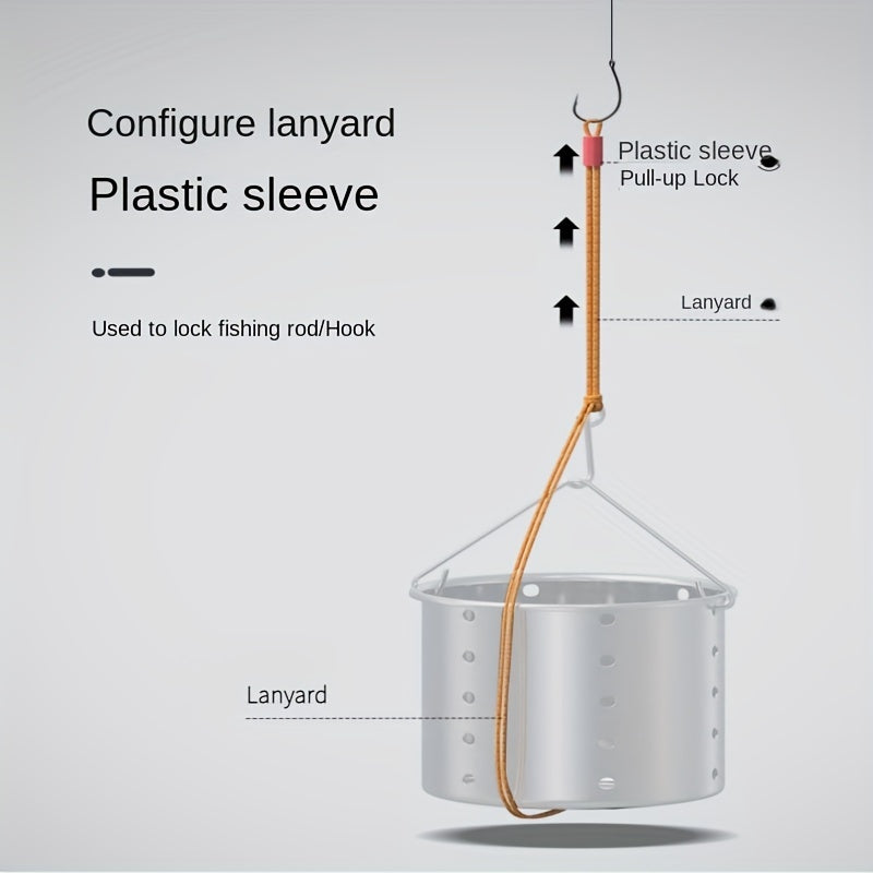 Fishing Feeder With Handle Bait Cage Tackle Accessories