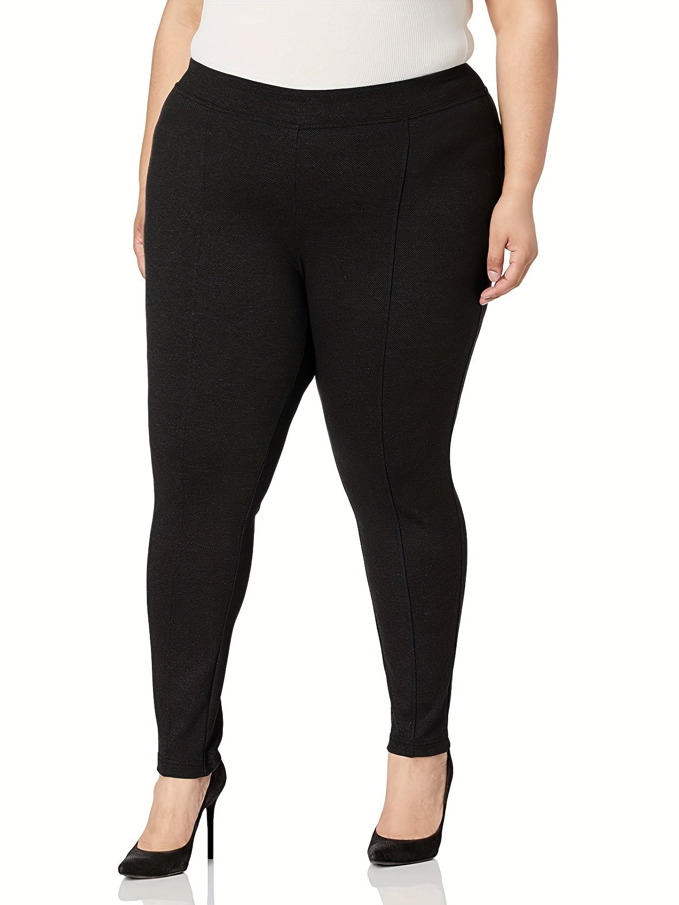  Solid High Rise High Stretch Skinny Leggings
