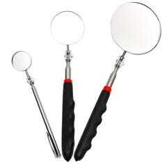 3pcs Telescoping Inspection Mirror Set Automotive Beauty Precision Work