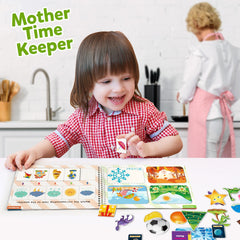 Coogam Magnetic Busy Book Sensory Toy Learning Binder Quiet Book for Kids