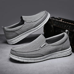 Men's Canvas Loafer Shoes Casual Slip On Lightweight Walking Sneakers