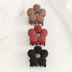 3pcs Large Flower Hair Claw Women's Shark Claw Hair Clip
