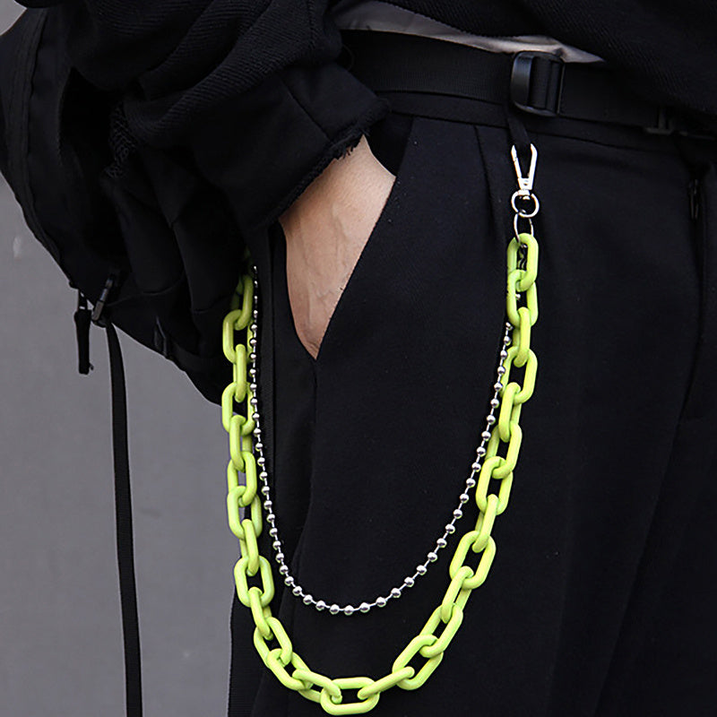 Punk Style Gothic Chain Decorative Pant Chain Resin Hip Hop Jeans Chain