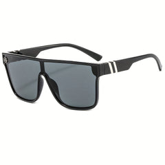 Men's Outdoor Cycling Sunglasses Large Frame Colorful One-piece Sunglasses