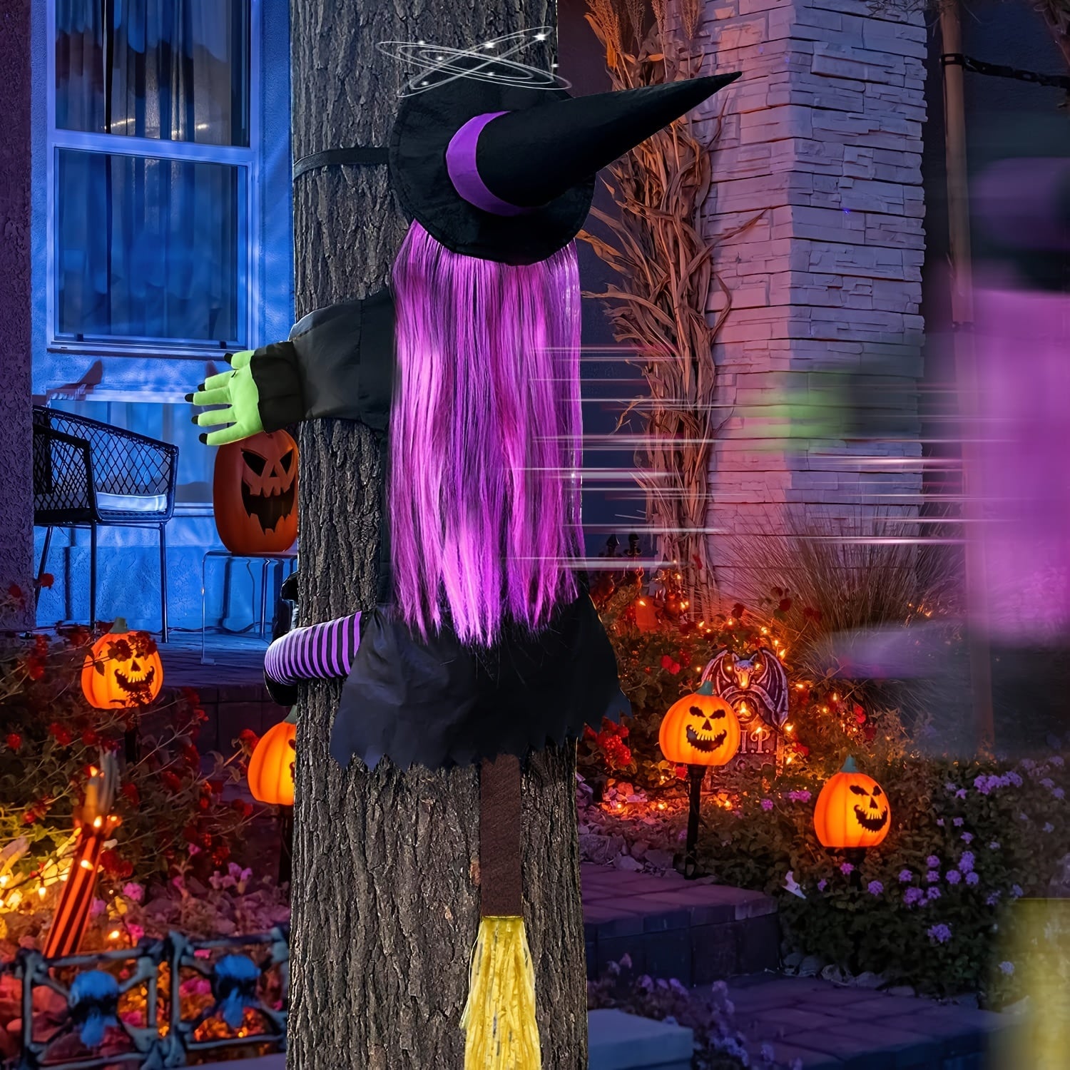 Halloween Garden Tree Trunk Decoration Ornaments