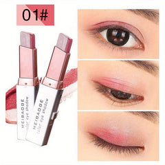 Gradient Shimmer Eyeshadow Stick Waterproof Double Colour Eye Shadow Makeup Pen