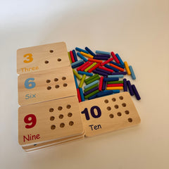 Educational Wooden Matching Game for Kids