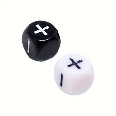 2pcs Addition & Subtraction Symbol Dice Math Learning Props