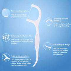 Disposable Dental Floss Picks for Deep Cleaning & Oral Care