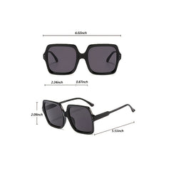 Oversized Square Sunglasses Women Vintage Retro Sun Glasses