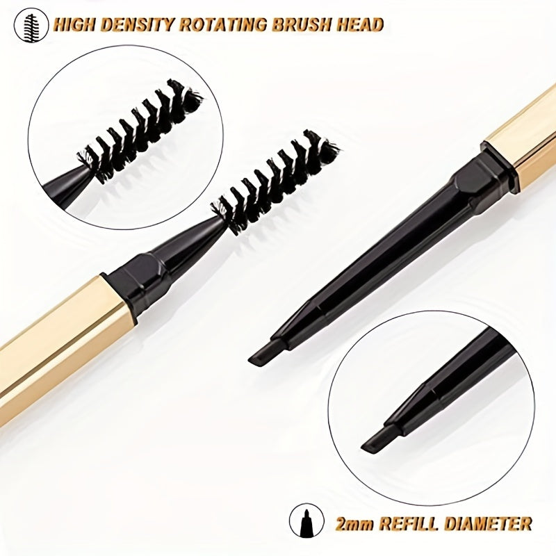 Dual-Ended Waterproof Eyebrow Pencil 5 Colors