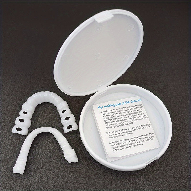 Dental Braces Simulation Orthodontic Veneer Upper Lower Teeth Whitening
