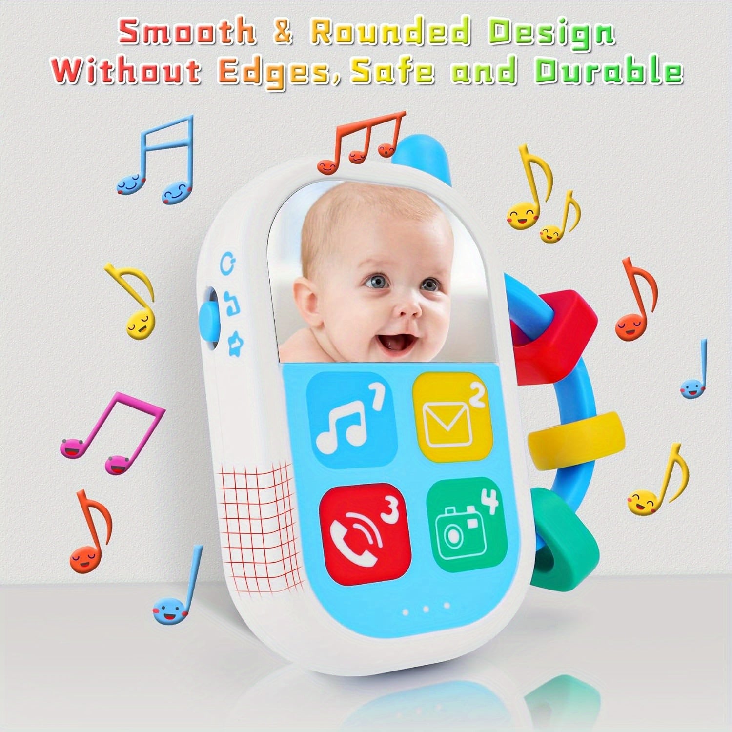 Kids Musical Rattle Car Key Piano Toy