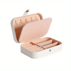 Double Layer Travel Jewelry Box Organizer