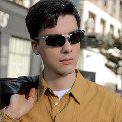 Men's Polarized Night Vision Sunglasses Driving Fishing Riding Sports Sunglasses