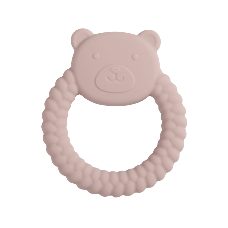 Colorful Silicone Bear Teething Toy for Babies