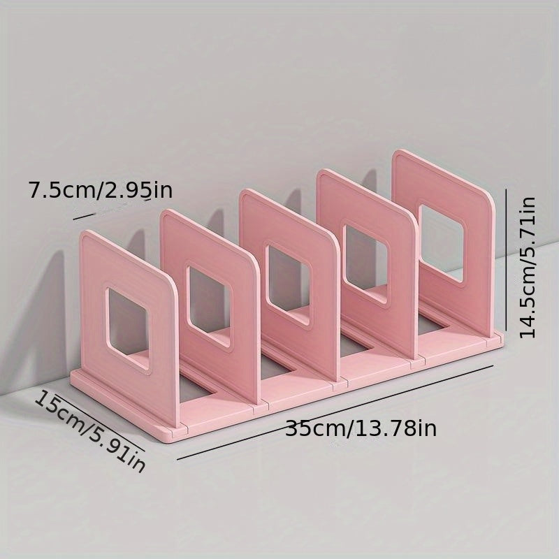 Foldable Book Stand For Desk Organization at School Office Home