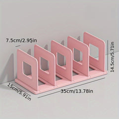 Foldable Book Stand For Desk Organization at School Office Home