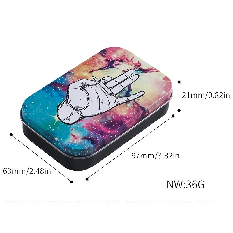 Tin Storage Box Cigarette Case Holder