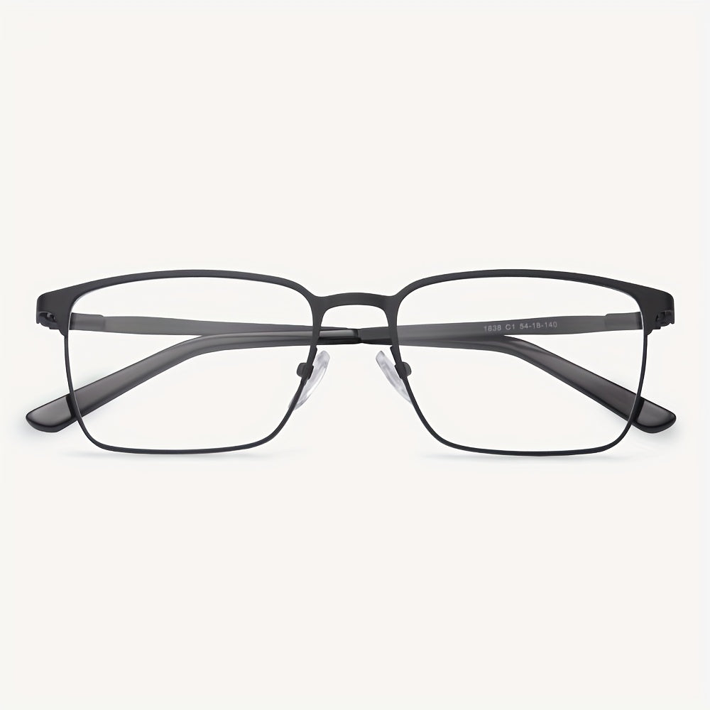 Men's Square Frame Light Blocking Glasses Anti UV Ray