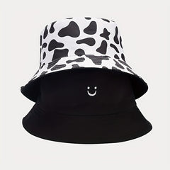 Versatile Bucket Hat With Double Sided Faces Sun Hat