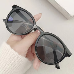 Round Sunglasses Casual Kpop Jelly Anti Glare Glasses UV400