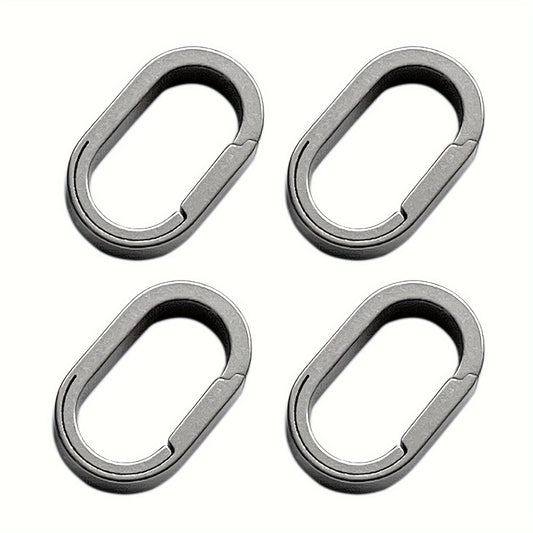 Titanium Quick Release Keyring Keychain for Camping Hiking