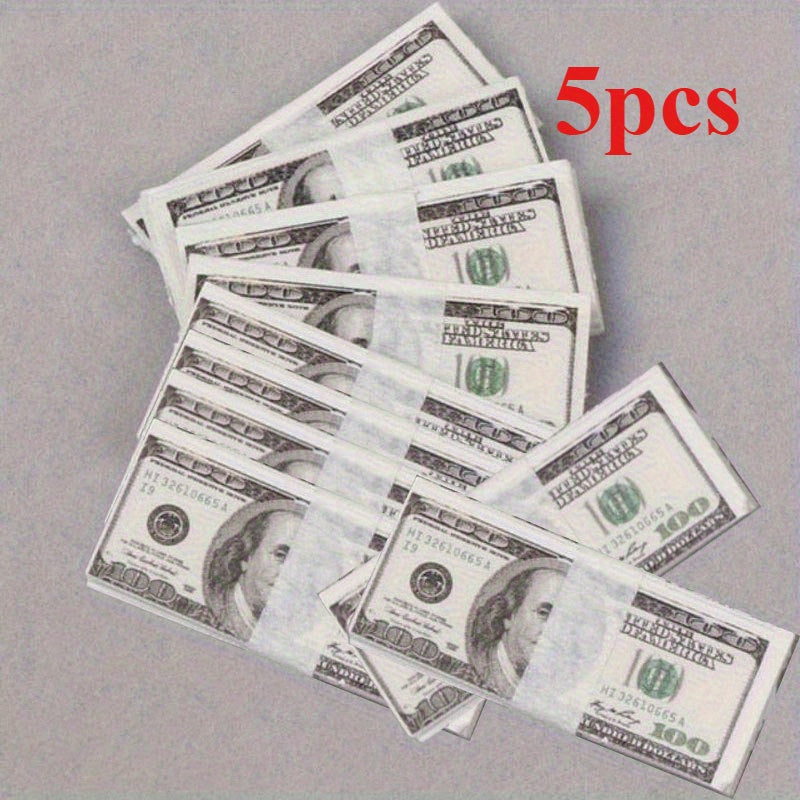 Christmas Mini Doll Banknote Models Doll House Accessories Surprise Scene Props