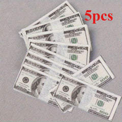 Christmas Mini Doll Banknote Models Doll House Accessories Surprise Scene Props
