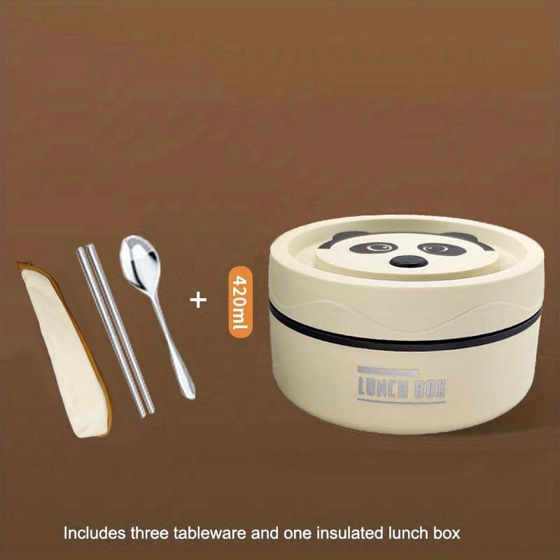 Stainless Steel Insulated Bento Box Leakproof Salad Snack Box For Office School