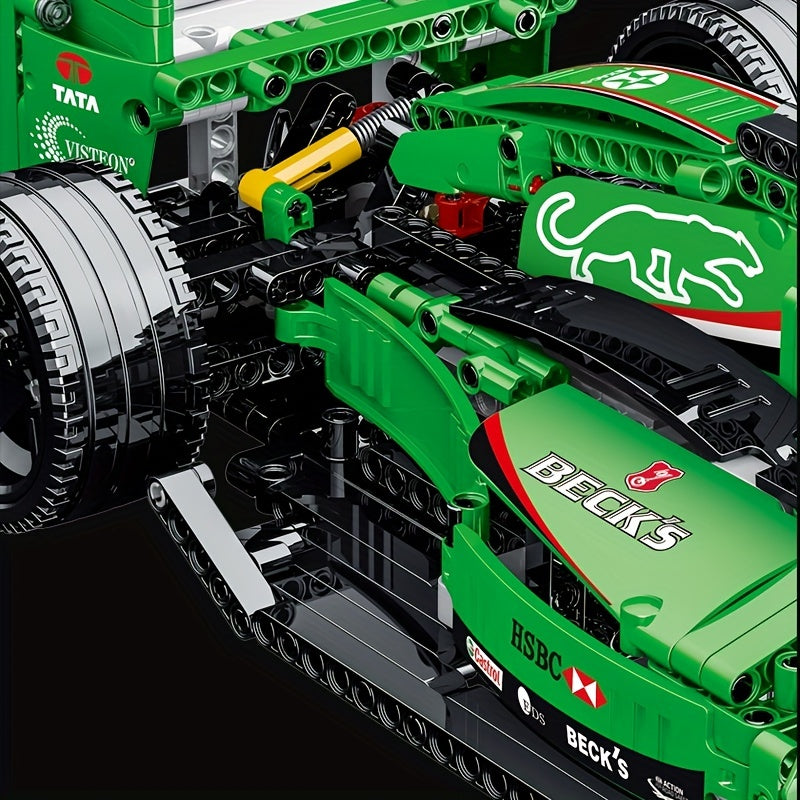 Formula Car Model Building Blocks Supercar Educational Toy