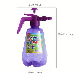 Water Balloon Pump w/ 200 Balloons for Water Gun Toys - 5L Halloween Christmas