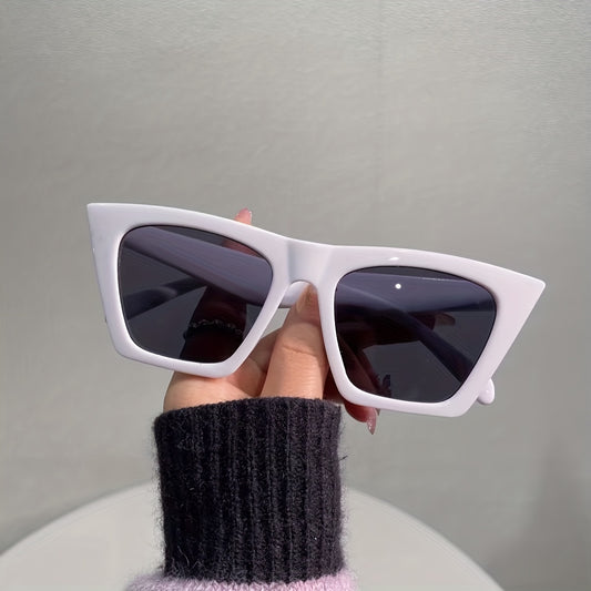 Large Frame Cat Eye Sunglasses Stylish Women UV400 Sunshade Eyewear
