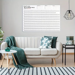 Annual English Desk Calendar Creative Planner