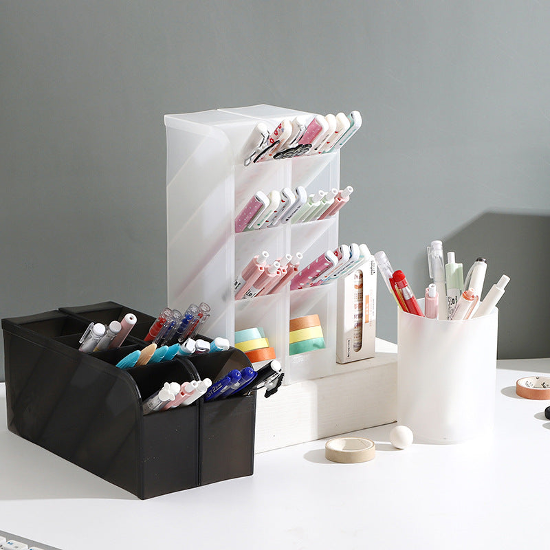 Tilted Pen Holder for Organizing Your Desk 1pc