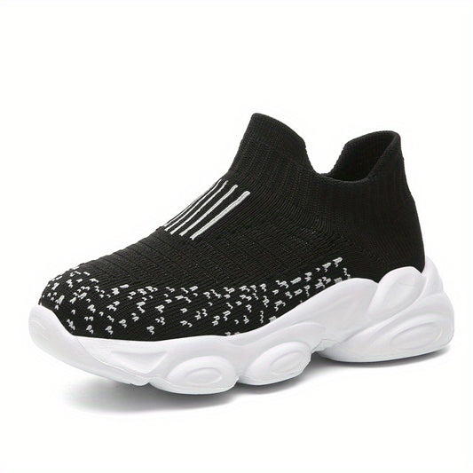 Girls Casual Sock Shoes Knit Lightweight Comfy Sneakers