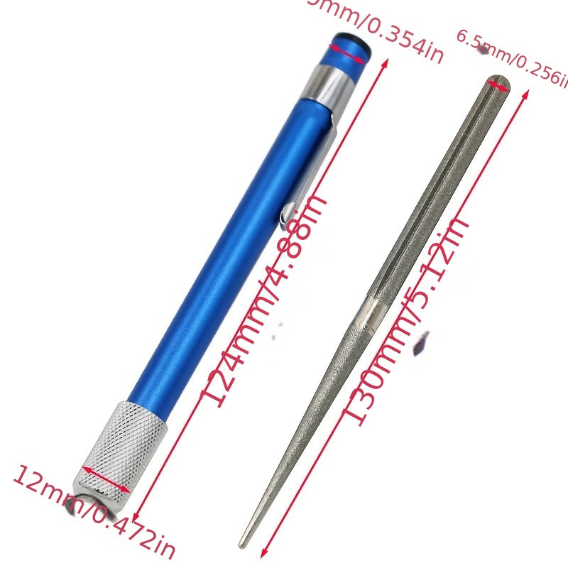 Double Head Diamond Sharpener Portable Sharpening Tool