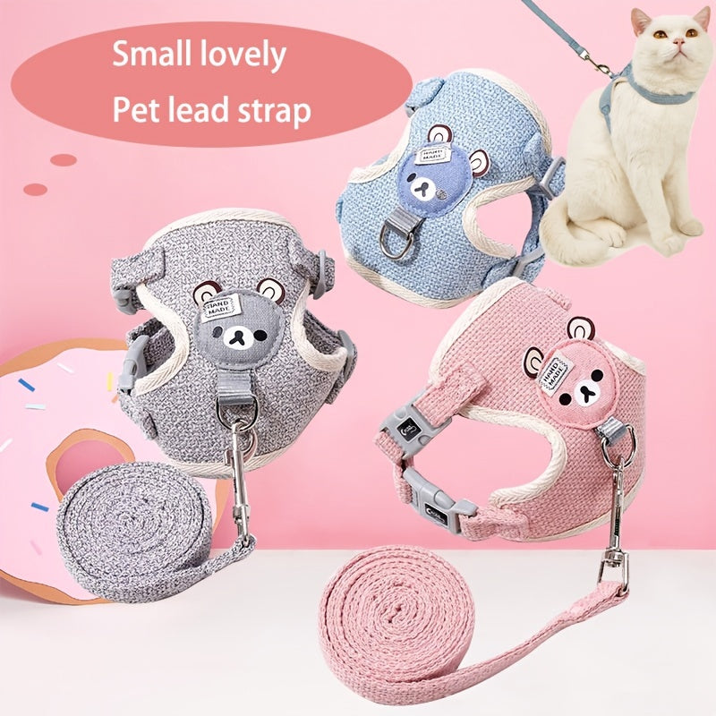 Soft Harness and Leash for Small Animals