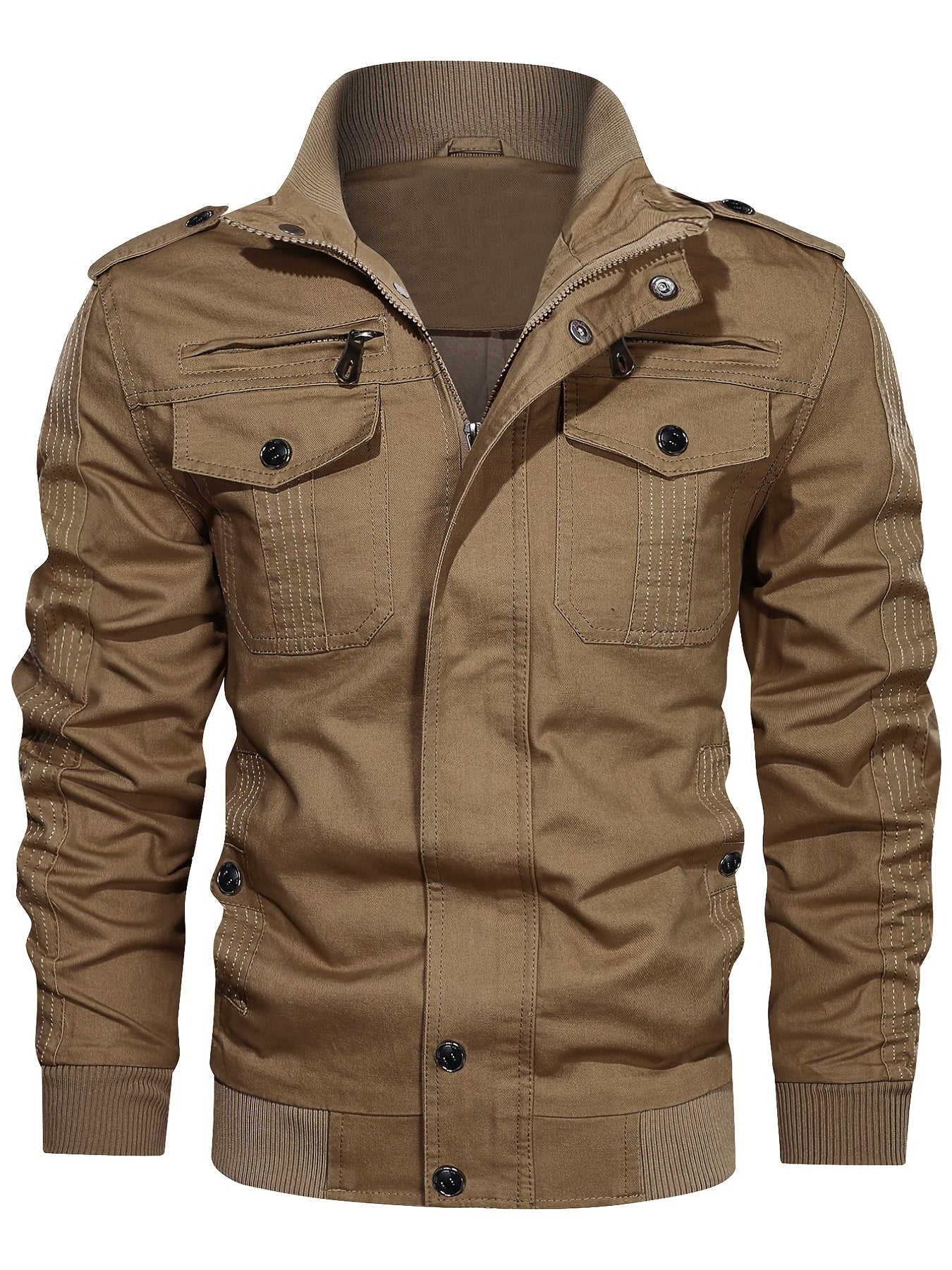 Men's Military Jacket Casual Outwear Lightweight Spring Falls