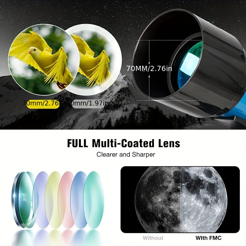 150X Zoom HD Astronomical Telescope with Tripod