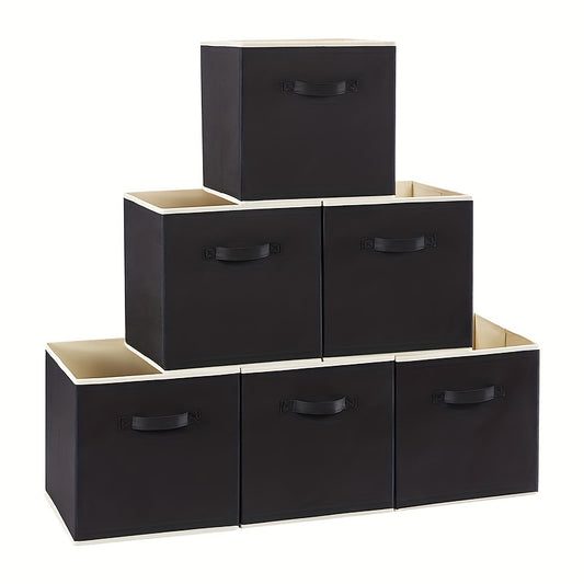 2 Pcs Large Fabric Storage Boxes For Organizing Files