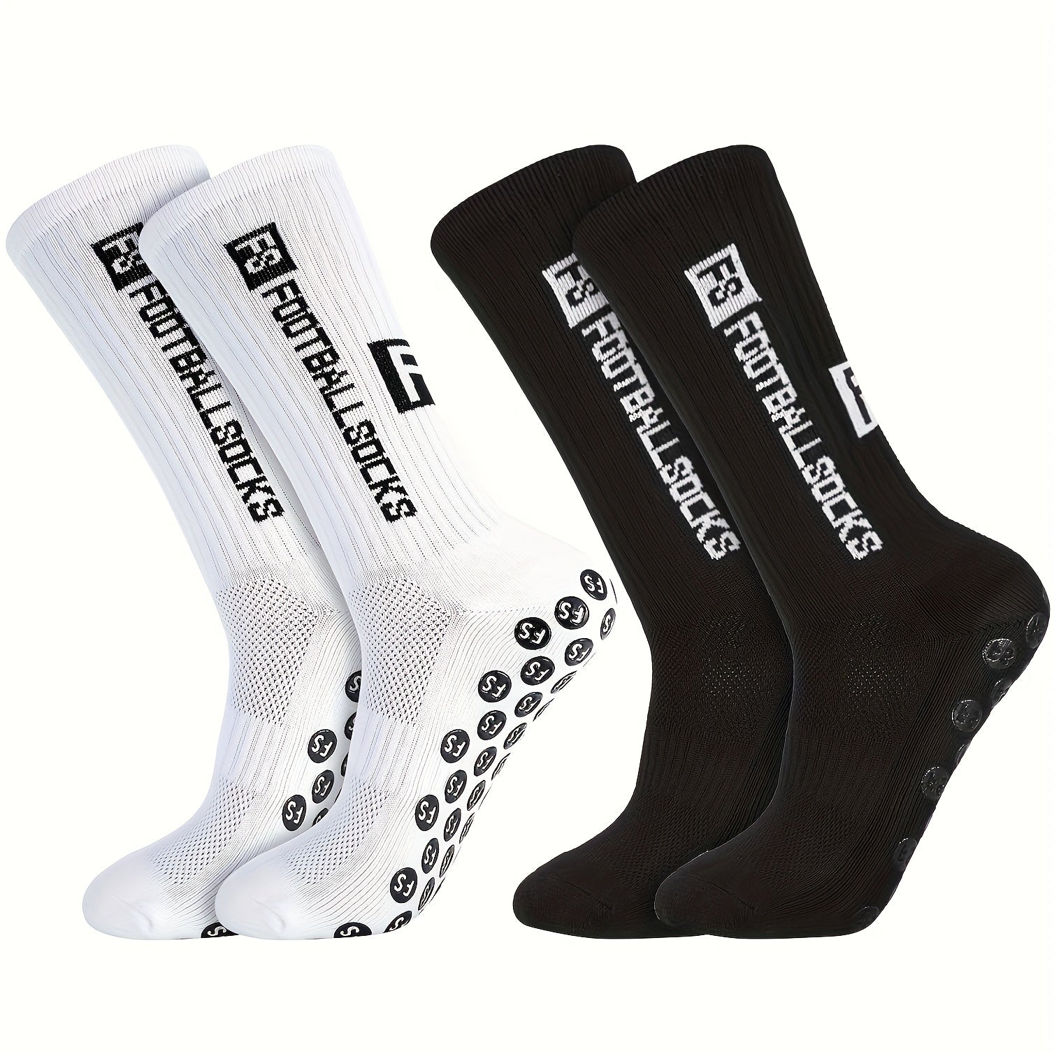 2pairs Outdoor Mid calf Thickened Football Socks